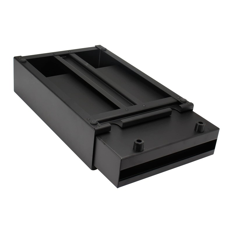 DIBTSA Espresso Knock Box Drawer, Stainless Steel Pull-Out Style Coffee