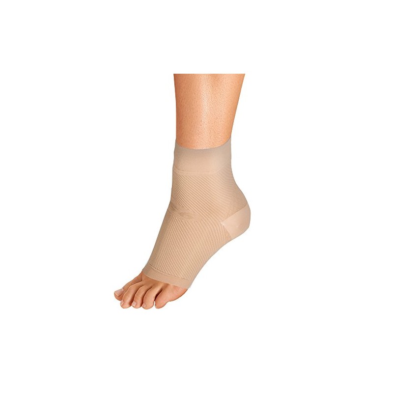 OrthoSleeve FS6 Compression Ankle Brace for Plantar Fasciitis, Heel Pain,
