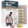 FitMan VITAGENERICS FitMan Multivitamin & Minerals Plus Omega 3, 30