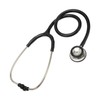 Medical Stethoscope Dual Head Clear Transmission Soft Ear Plugs Stainless