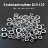 ORTAVA Hex Nuts M12 (Low Shape, with Chamfer), Pack of