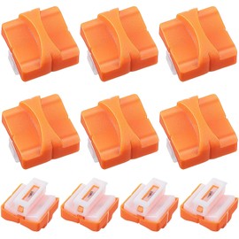 10 Pieces Paper Cutter Replacement Blade Paper Trimmer Replacement Blade Cutting Replacement Blades Paper Trimmer Blades Refill for A4 Black and White Paper Trimmer (Orange)