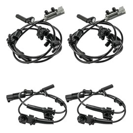 KAX 4 Set of Front and Rear ABS Wheel Speed Sensor for 2011-2014 Dodge Charger, 2011-2014 Chrysler 300, 2011-2014 Dodge Challenger Replace#ALS2248