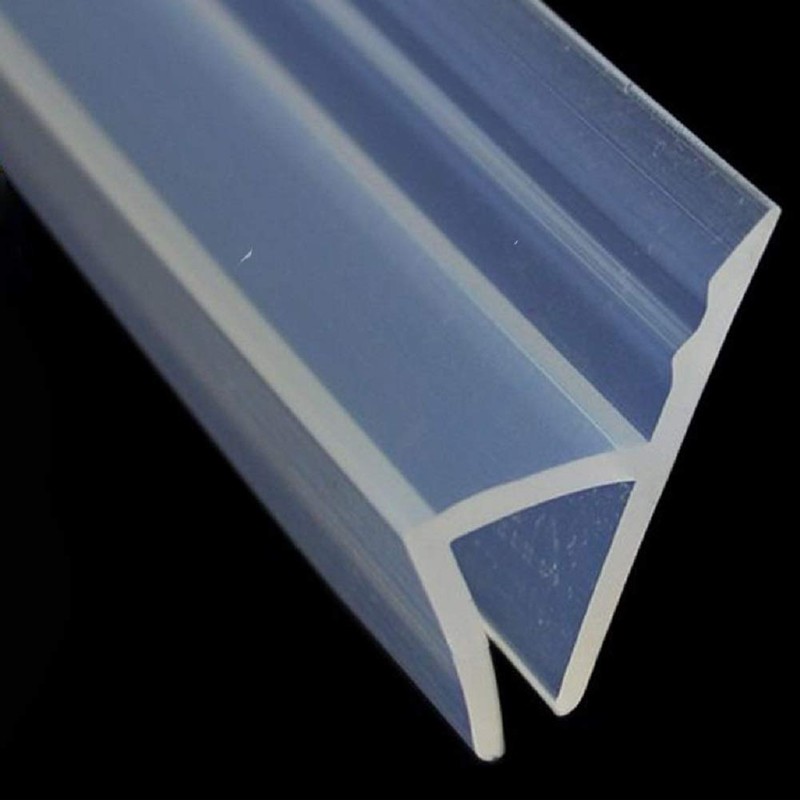 Shower Glass Door Seal Strip, 120 Inch Silicone Soft Shower