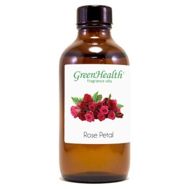 4 fl oz Rose Petals Fragrance Oil (Glass Bottle w/Cap) - GreenHealth
