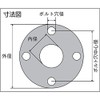 TRUSCO Gasket Flange Full Gasket 10K 50A 3T D6000-10K-50A-3T-FF
