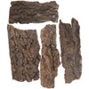 Homoyoyo 4pc Cork Bark,2.4~4.2 Inch Reptile Tree Bark Terrarium Bark
