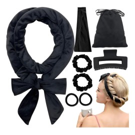 Kit 8pzs Ondas Rizos Sin Calor,rulos Sin Daños Para Cabello                                                                                           