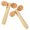 Healvian 2pcs Deep Tissue Massage Roller Wooden Handle Manual Face