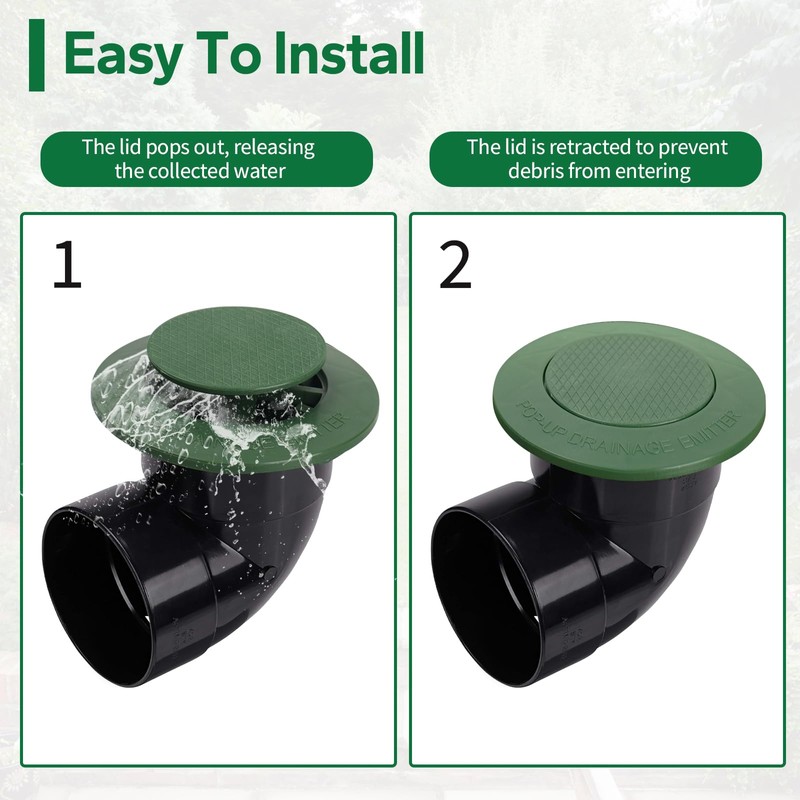Pop Up Emitter for 4-in Sewer and Drain Pipe, Replacement
