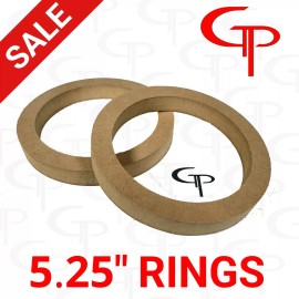 gp car audio 5.25 inch Speaker Rings MDF GP Car Audio Mounting Spacer