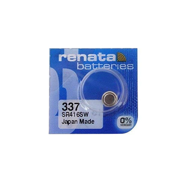 Renata Batteries 337(SR416SW) Button Cell Watch Battery (5 Pack)