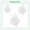 Small Silicone Stretch Lids – 6 Pack Reusable Food Covers,Flexible