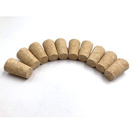Aliotech 10PCS Natural Soft Wood Corks Tapered Wooden Bottle Stopper