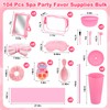 Suncalla 104 Pcs Spa Party Favor Supplies Bulk Include Face