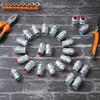 Relaxweex Metal-Clad Cable Connectors Zinc Electrical Conduit Connector 3/8" Snap