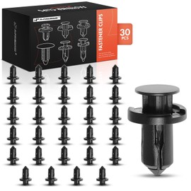 A-Premium 30PCS Nylon Retainer Clip Fasteners Compatible with Nissan Altima, Rogue, Sentra, Versa, Frontier, Murano, Pathfinder, Maxima & Subaru Outback, Impreza, Outback & Infiniti - For 10mm Hole