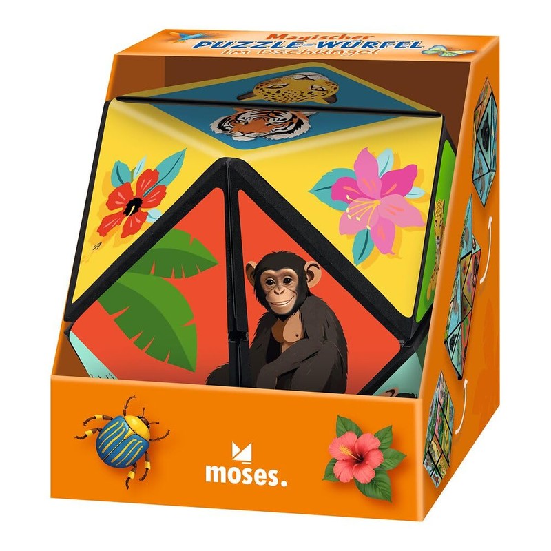Moses. Magico puzzle cubo – nella giungla Fidget Toy pieghevole