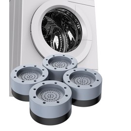 Shock-Absorbing Anti-Vibration Anti-Slip Pad Risers for Furniture & Appliances - Floor Protectors with Thickened Material for Washing Machine Feet