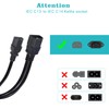 C14 to 2X C13 Y Splitter UPS Server Power Extension