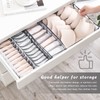 ULENDIS 9 Pack Wardrobe Clothes Organizer for Drawers, Foldable Clothes