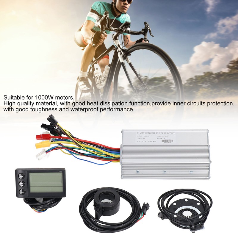 Electric Bike Modified Controller Set with 30A Controller and S866