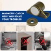 ZIUZI 5 Pack Magnetic Cabinet Door Catch with Magnets, Cabinet