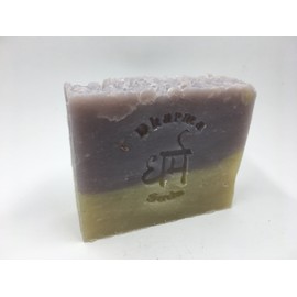 Evergreen and lavender soap bar cold process