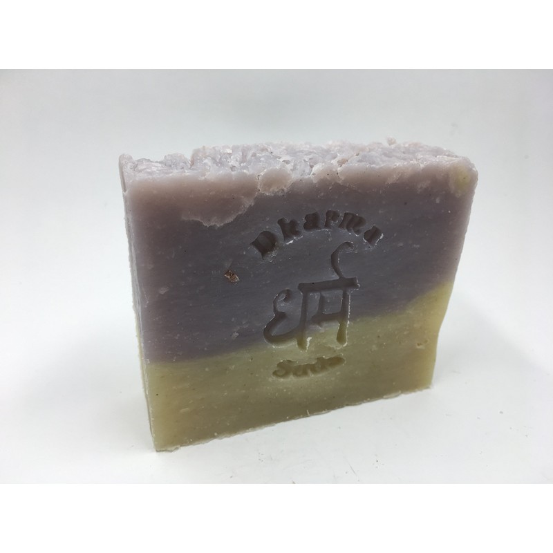 Evergreen and lavender soap bar cold process