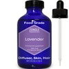 Lavender Essential Oil, Food Grade, for Drinks, Skin, Hair –