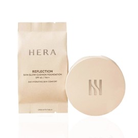 Hera Reflection Skin Glow Cushion Foundation Original + Refill 21N1 Vanilla / 헤라 리플렉션 스킨 글로우 쿠션 파운데이션 본품+리필 21N1 바닐라