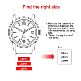 Wellfit Watch Strap, 18mm Silicone Watch Band, 18mm Quick Release Watch Band, 18mm Rubber Watch Bands (18mm, Black)