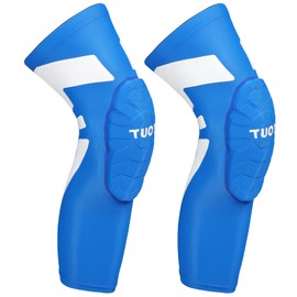 TUOY Knee Pads Knee Protection Padding Sleeve for Football Baseball Basketball (1 Pair)