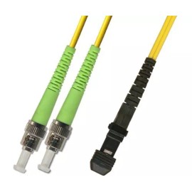 RiteAV 10M Singlemode Duplex Fiber Optic Cable (9/125) ST/APC-MTRJ/AP