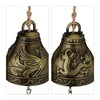 Relaxdays Wind Chime Bells, Set of 4, Feng Shui Glockenspiel,
