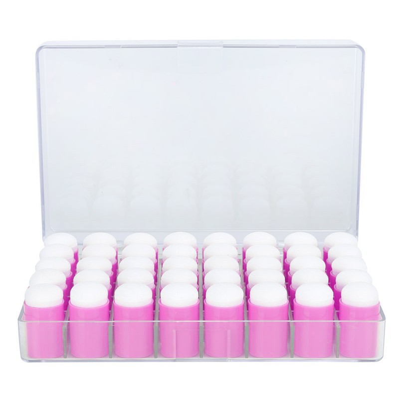 40pcs Finger Sponge Daubers Art Ink Stamping Card Craft Drawing