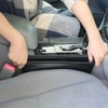 Napolex JK-99 Car Storage Pocket, Genuine Leather Feel, Slim Type,