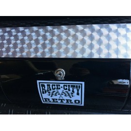 55 56 Chevy Gasser Dash Dashboard Decal KIT Large Engine Turned Silver 327 409 427 HOT Rod Custom Classic Rat Rod Interior Nostalgia Vintage Race City Retro