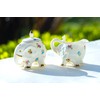 Grace Teaware Floral Elephant Fine Porcelain Tea Set 11 piece