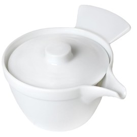 Oda Pottery Sparrow Tea Ceremony, Teapot (White) "Made in Japan Mino Ware Yamaka Shoten O-P48801