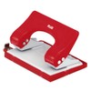 Plus Hole Punch, 2 Holes, Force 1/2, red