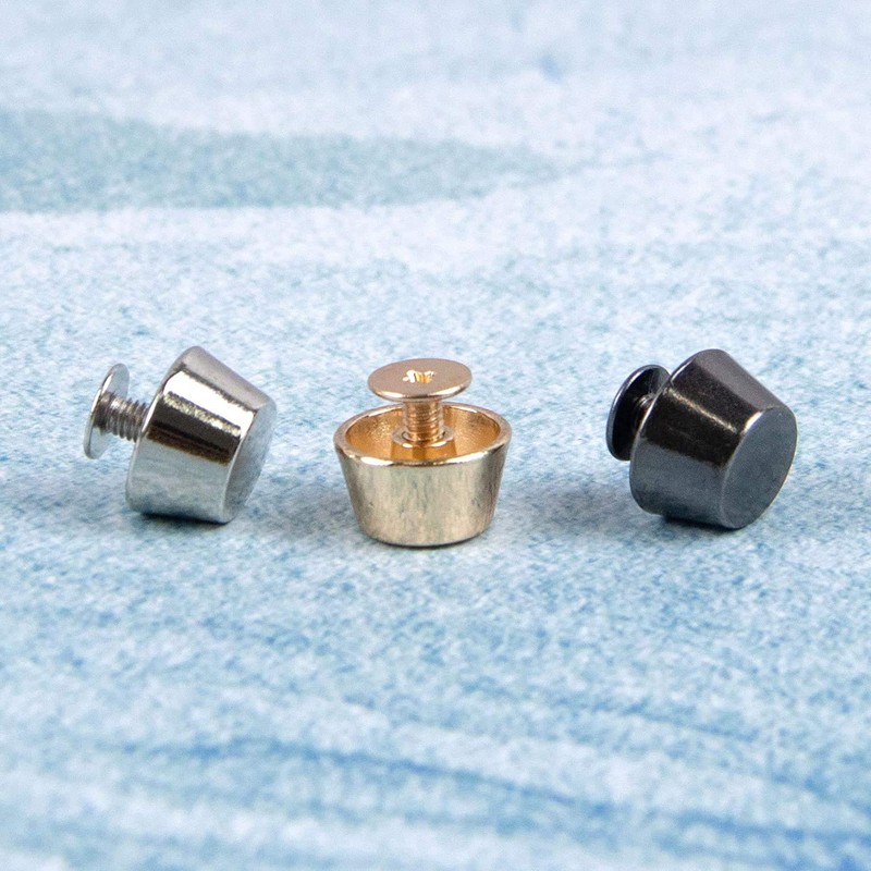 AUEAR, 30 Pack Screw Back Stud Purse Feet Metal Studs
