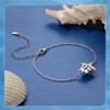 Shysnow Sea Turtle Bracelet For Women Dainty Blue Turtles Charm