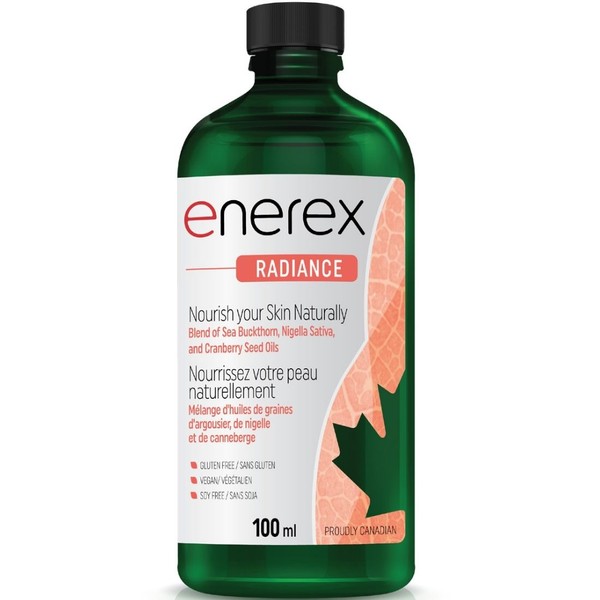 Enerex Radiance, Organic Sea Buckthorn, Cranberry, and Black Seed Oils, 100ml