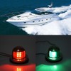 1 Pair Red & Green LED Navigation Light Signal Lamp