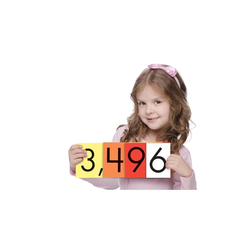 Sensational Math - 4-Value Whole Numbers Place Value Cards Set