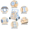 Beright Wooden Baby Walker Push and Pull Learning Activity Walker