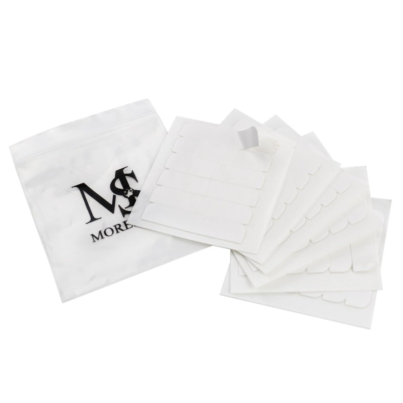 Moresoo Double Sided Extension Tapes for Replacement White Tape Tabs