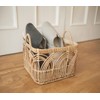 Daikai Talk Towc Petal Storage Basket Washable Square, Natural