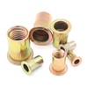 1/2"-13 Rivet Nuts Zinc Plated Carbon Steel Threaded Insert Nut